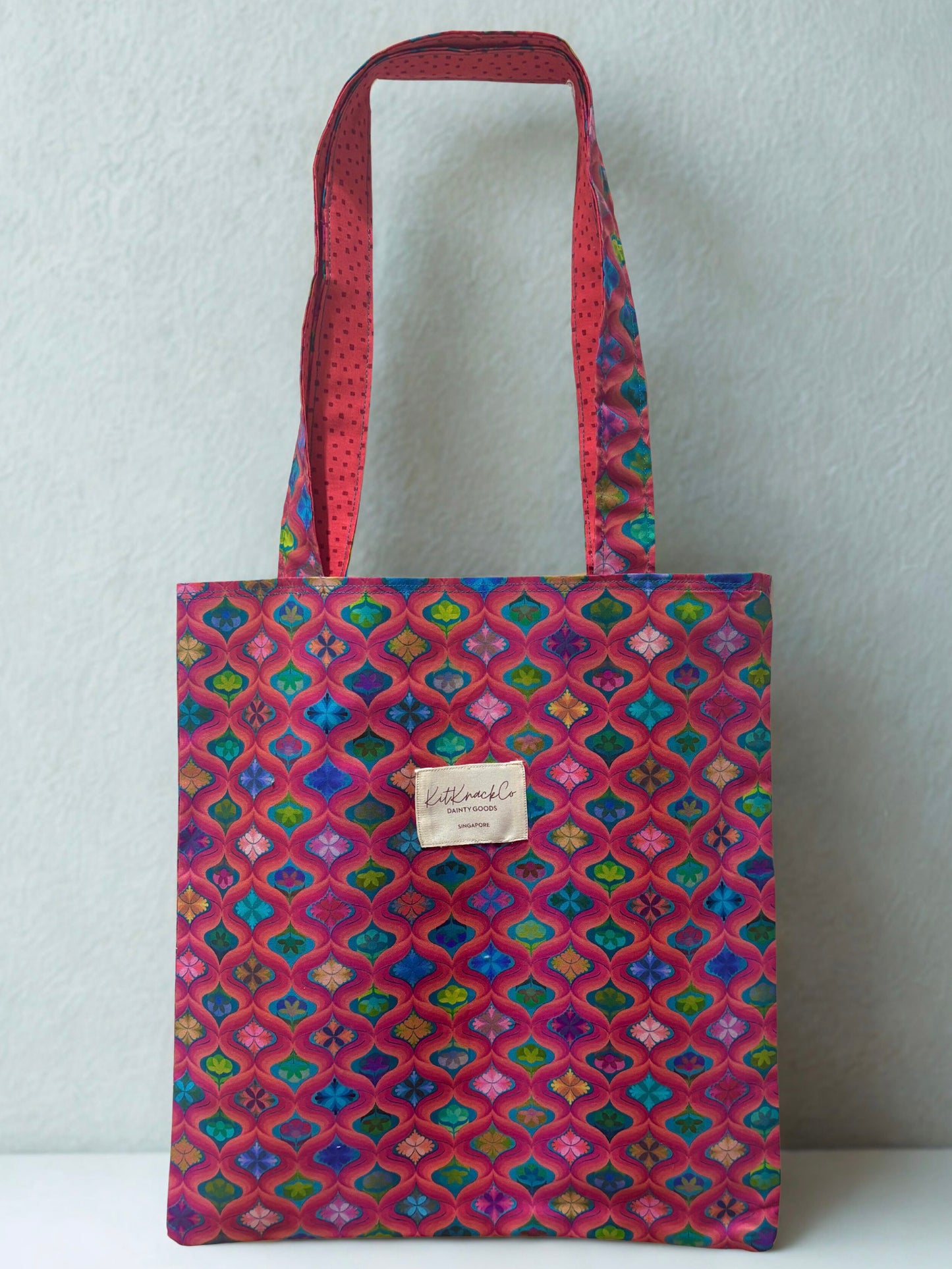Josie Pocket Tote Bag - Wavy Daze
