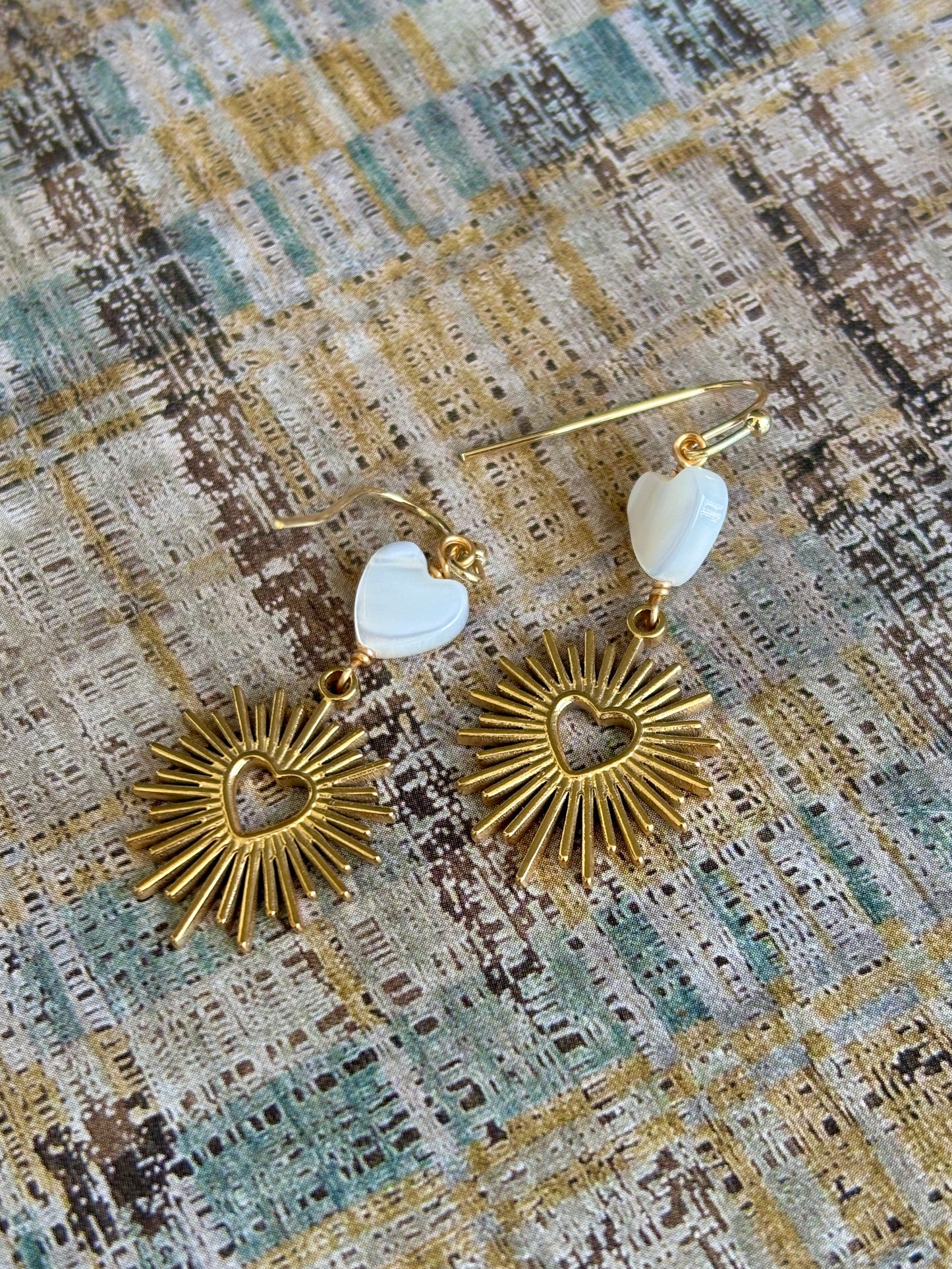 Delilah Heart Earrings