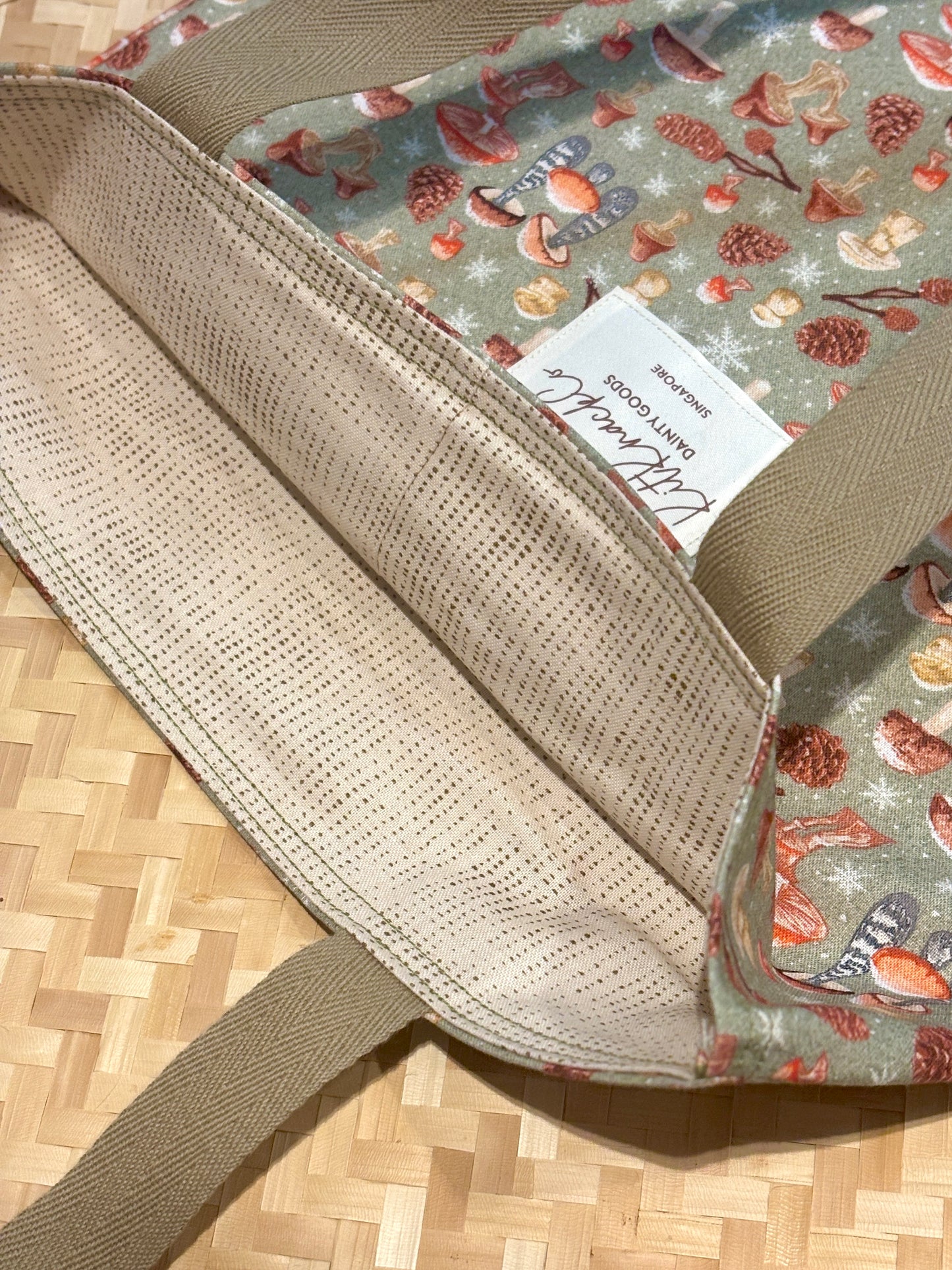 Charlotte Tote Bag - Mushroom Forest