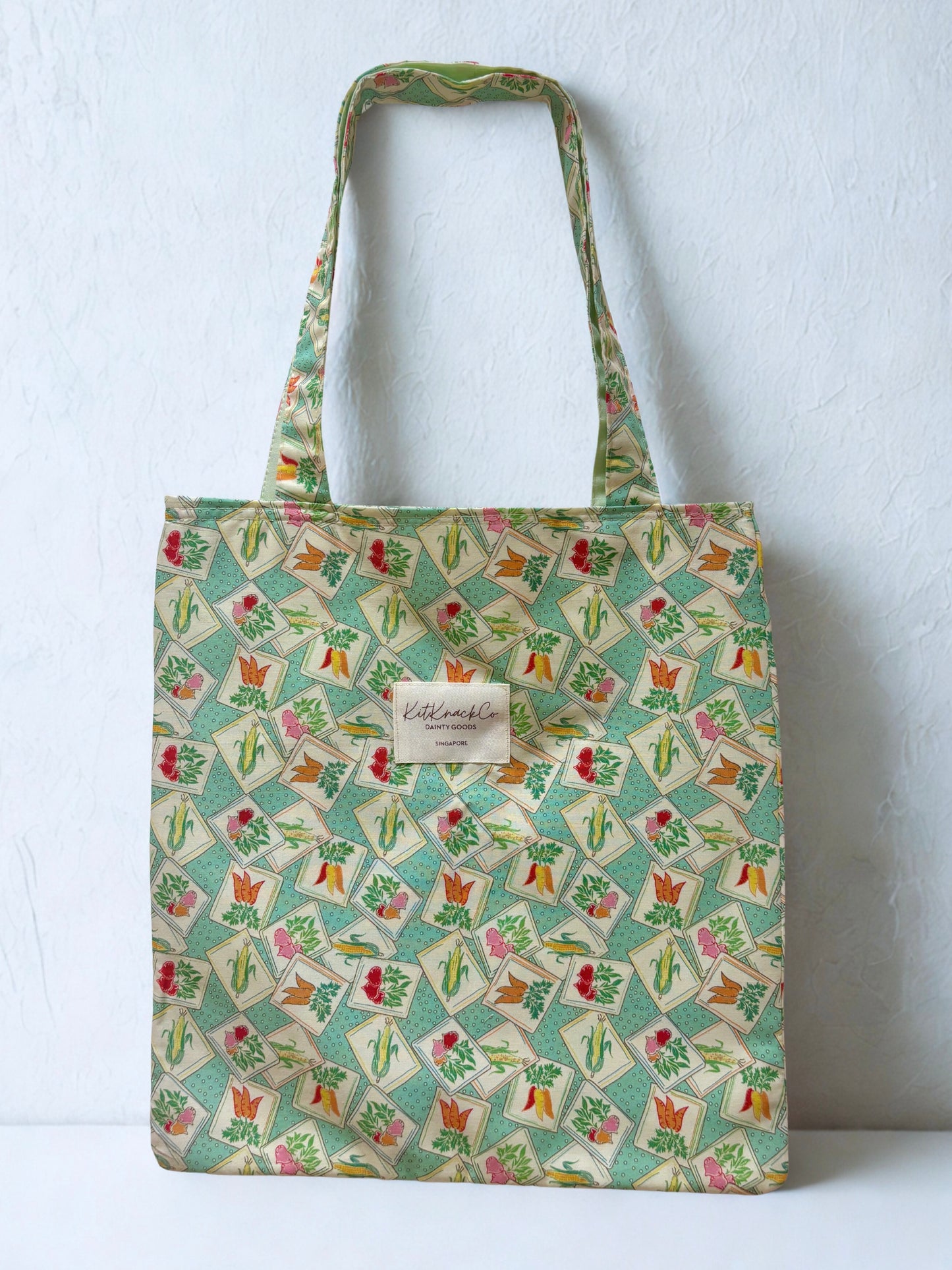 Josie Pocket Tote Bag - Veggie Tales