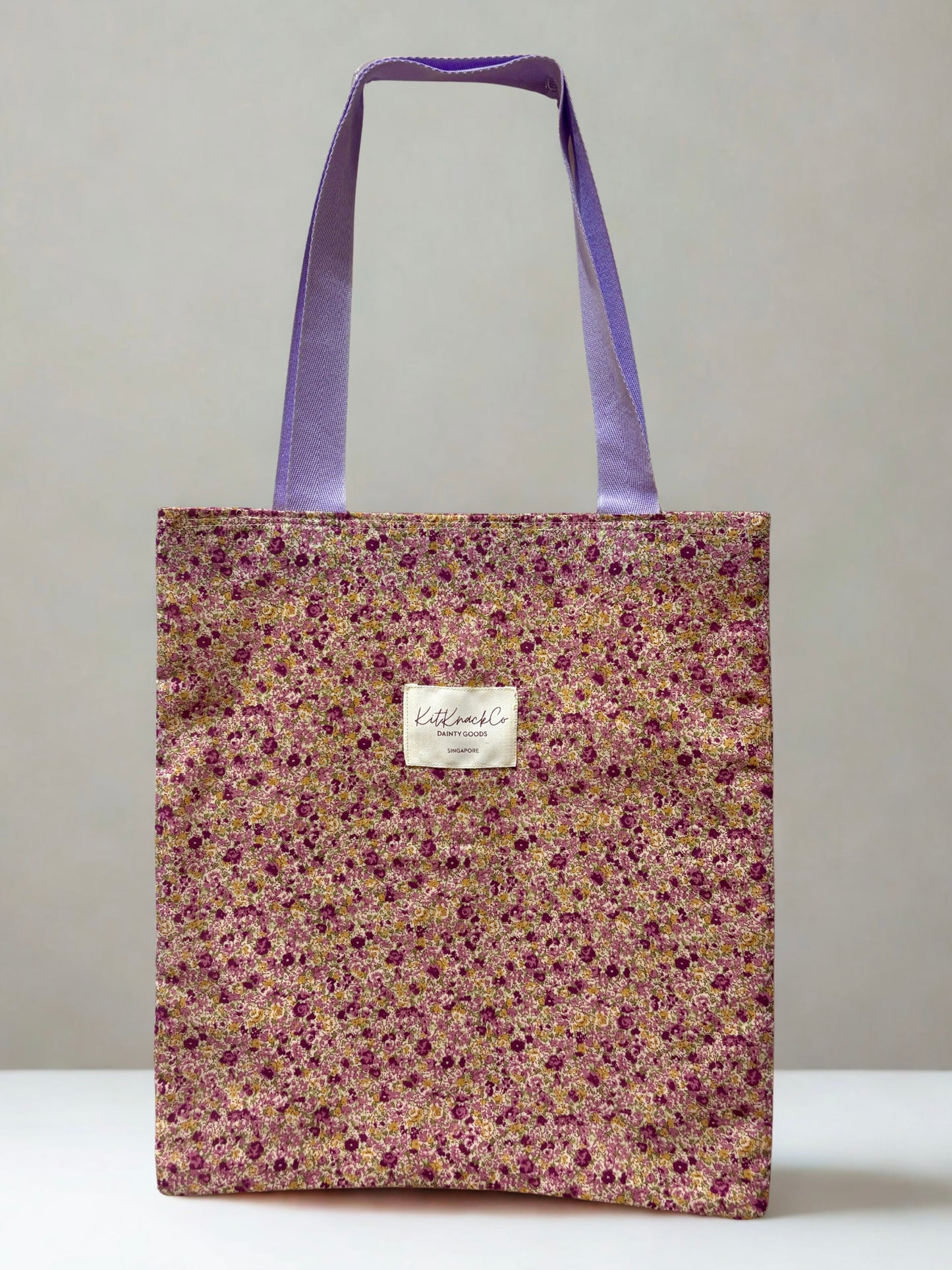 Charlotte Tote Bag - Violet Bloom