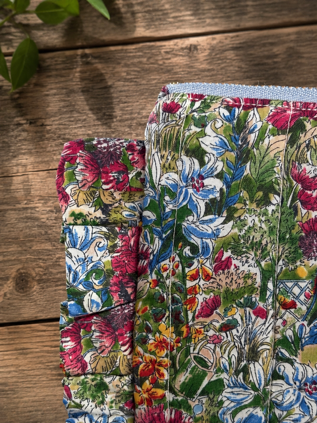 Blaire Frilly Pouch - Secret Garden