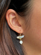 WREN Ceramic Bird Earrings