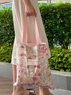 Charlotte Tote Bag - Pink Florals