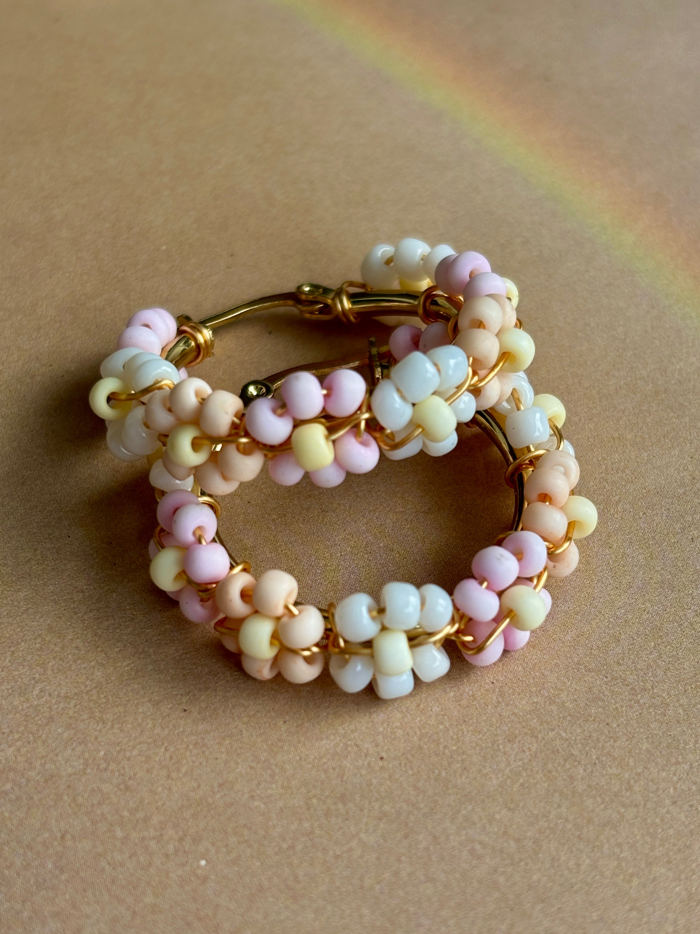 Daisy Beaded Earrings