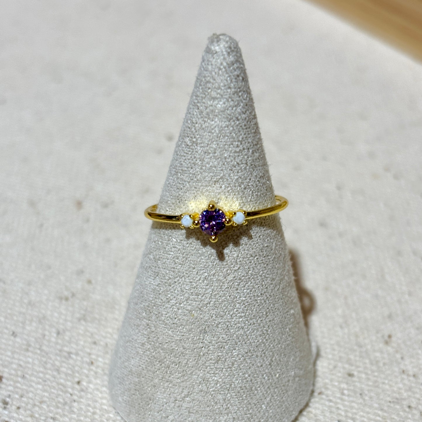 Viola Gemstone Ring