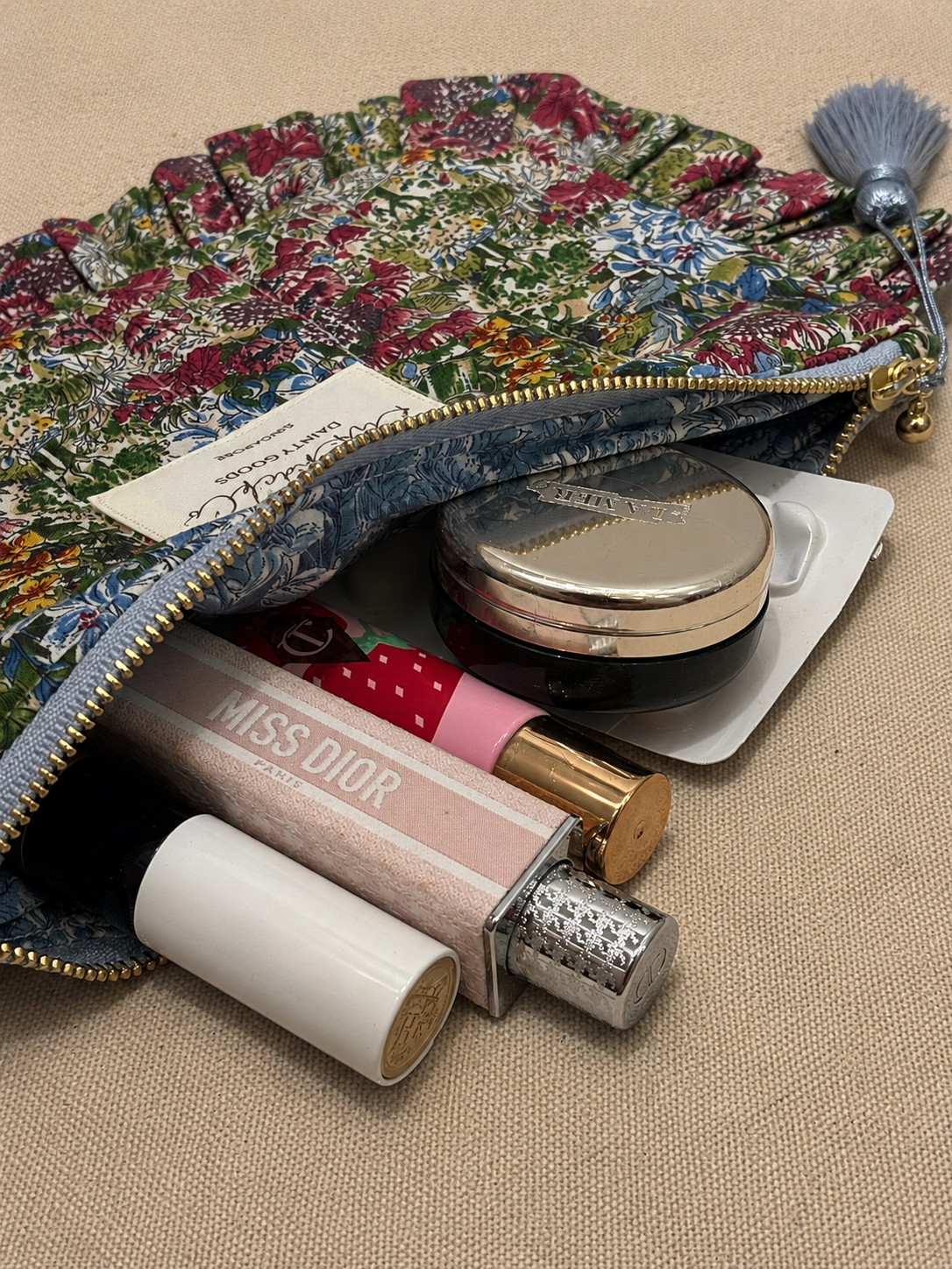 Blaire Frilly Pouch - Secret Garden