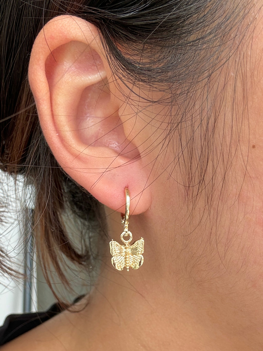 Colette Butterfly Mini Ear Hoops