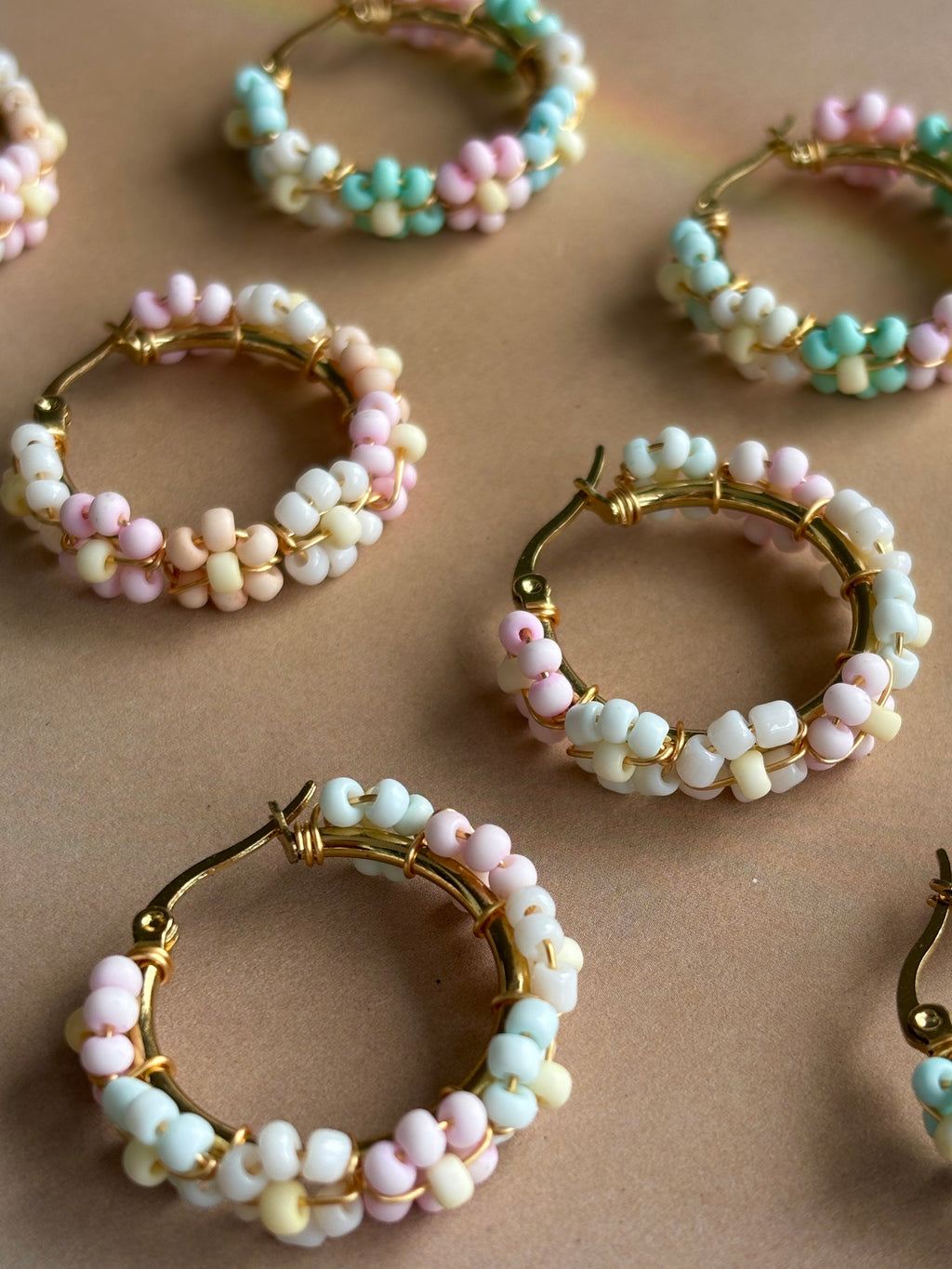 Daisy Beaded Earrings