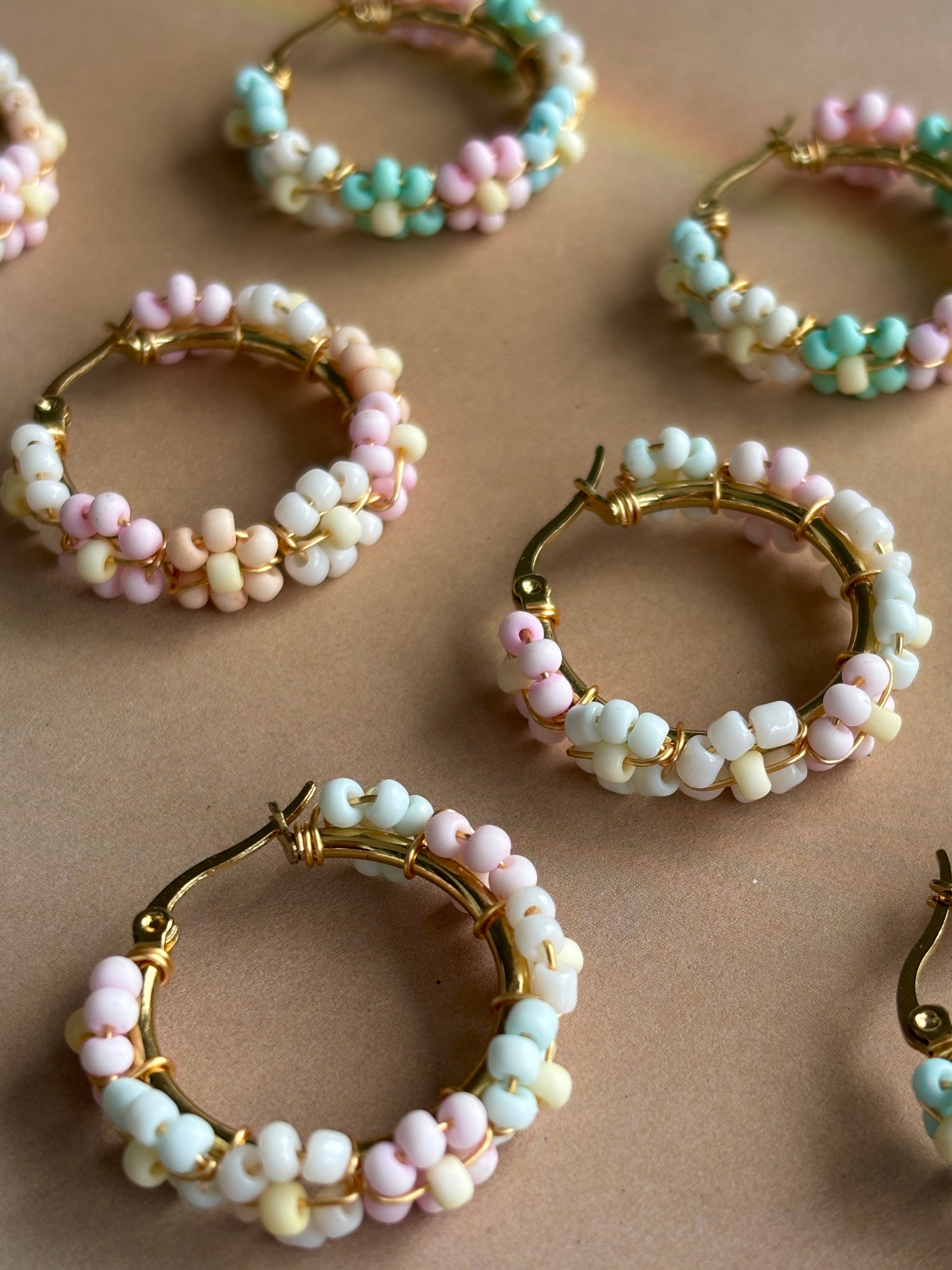 Daisy Beaded Earrings