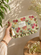 Blaire Frilly Pouch - Wildflower Stitch