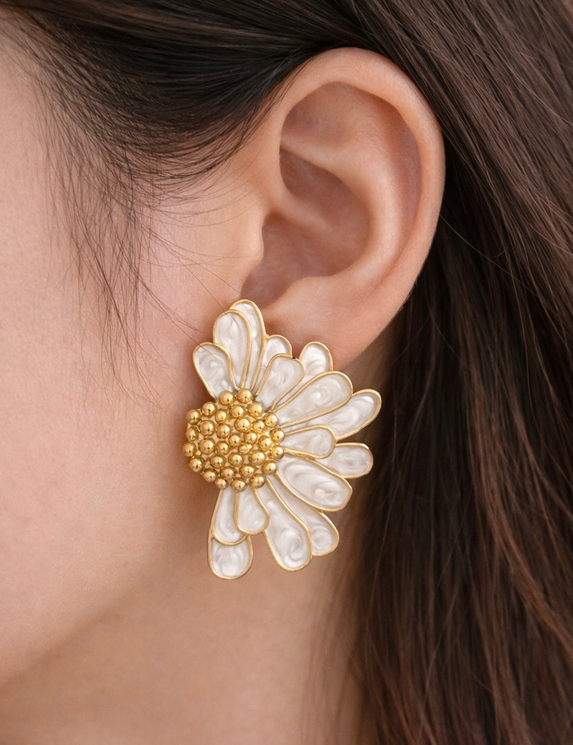 Camomile Flower Earrings
