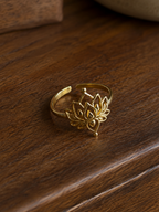 Maya Lotus Ring