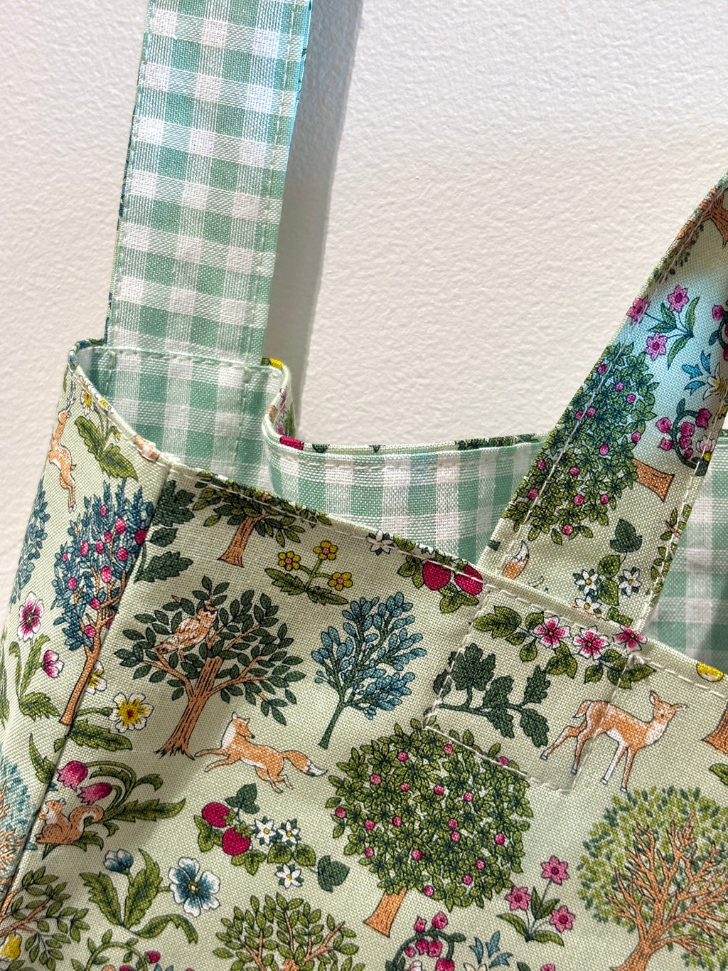 Josie Pocket Tote Bag - Woodland Critters