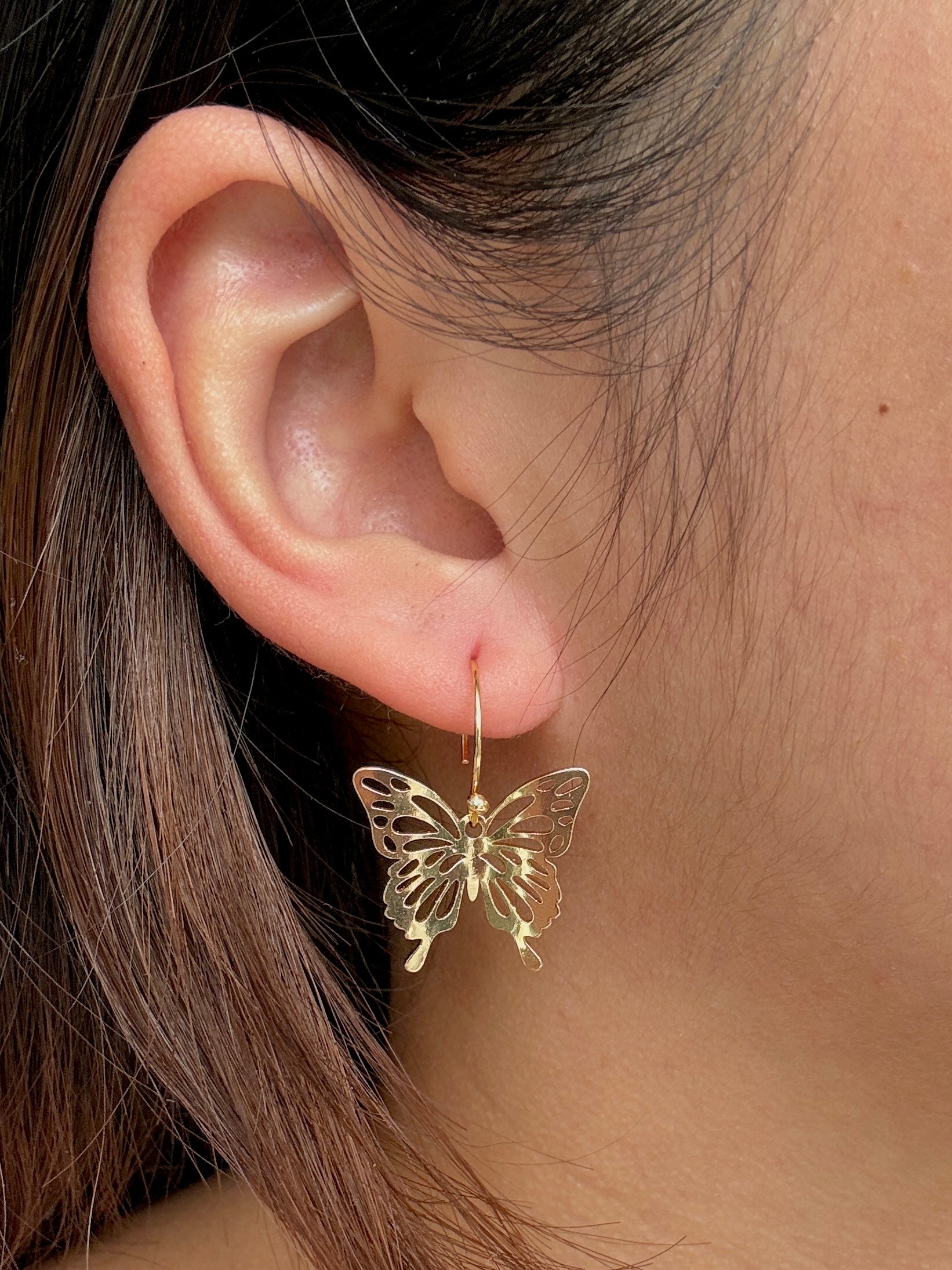 MARIPOSA Butterfly Ear Hoops
