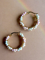 Daisy Beaded Earrings