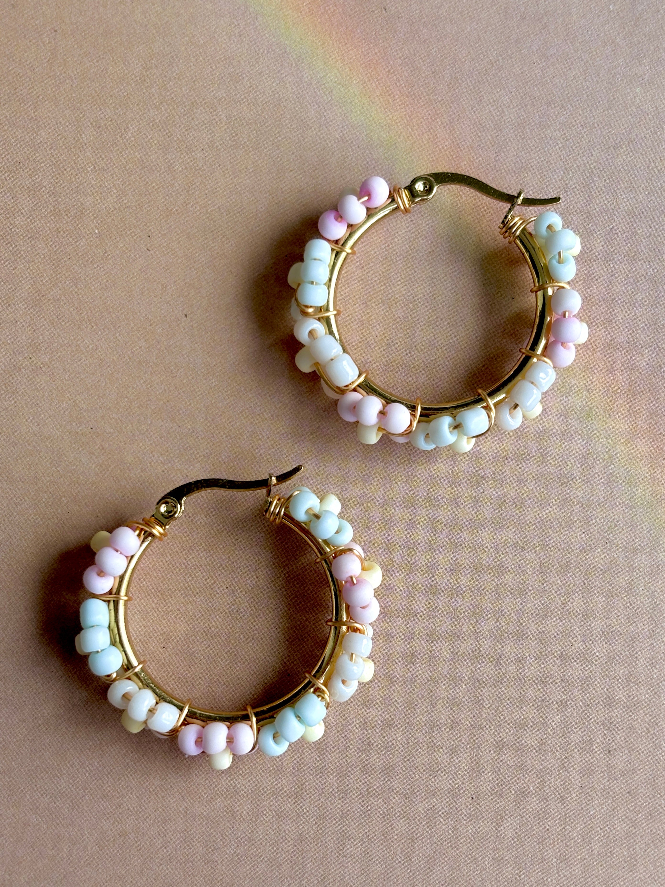 Daisy Beaded Earrings