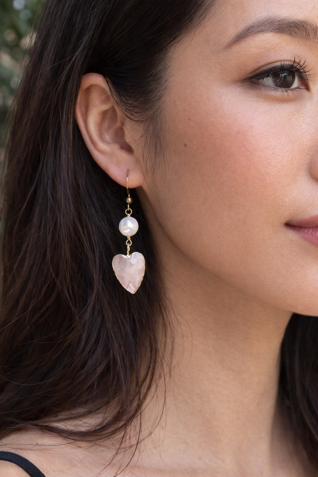 Caramia Rose Quartz Earrings