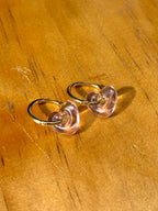 Gia Glass Ear Hoops