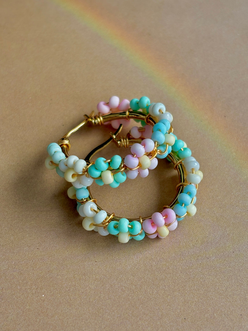 Daisy Beaded Earrings