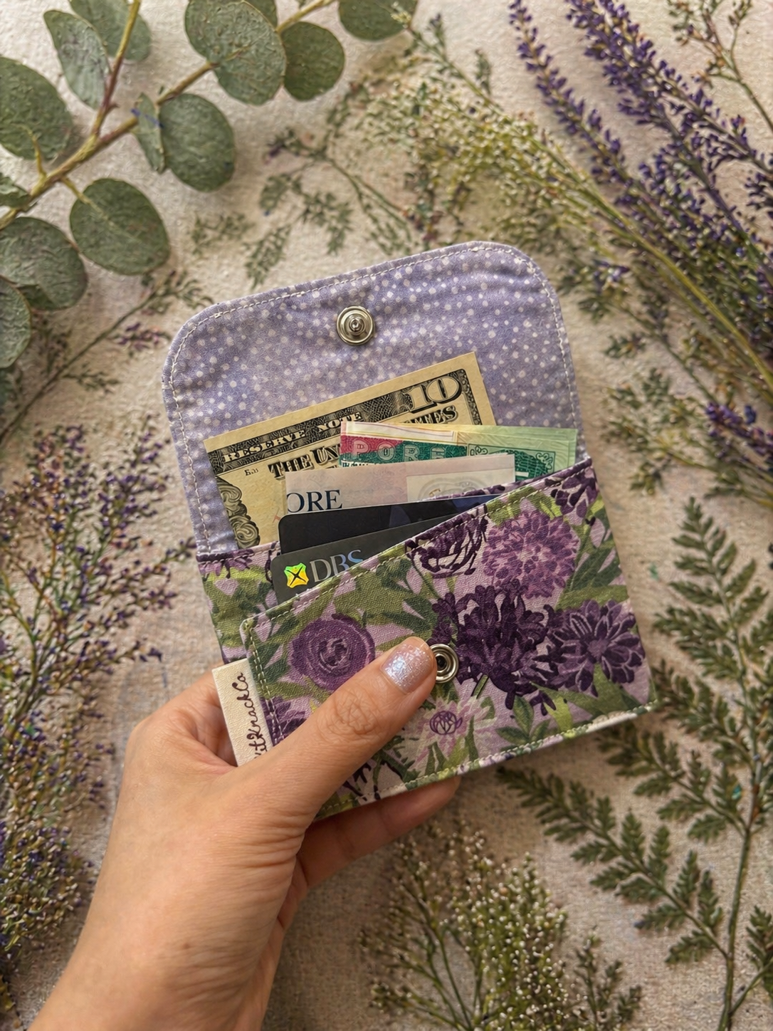 Ava Cardholder - Violet Bloom