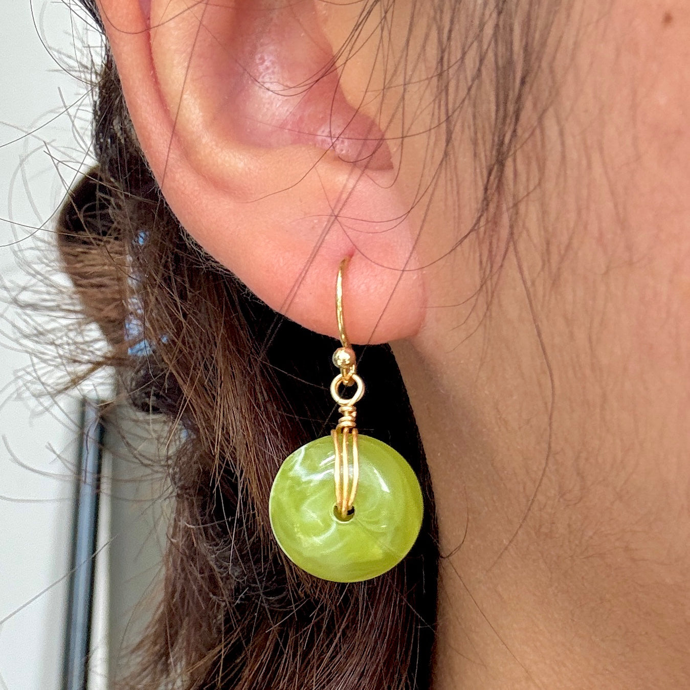 Chun Round Earrings