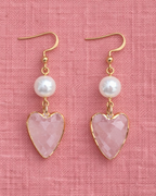Caramia Rose Quartz Earrings