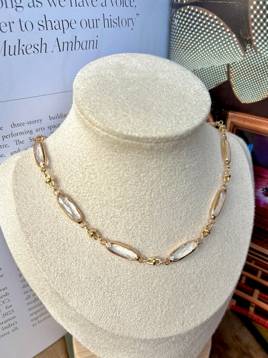 LUCIA Baguette Choker Necklace