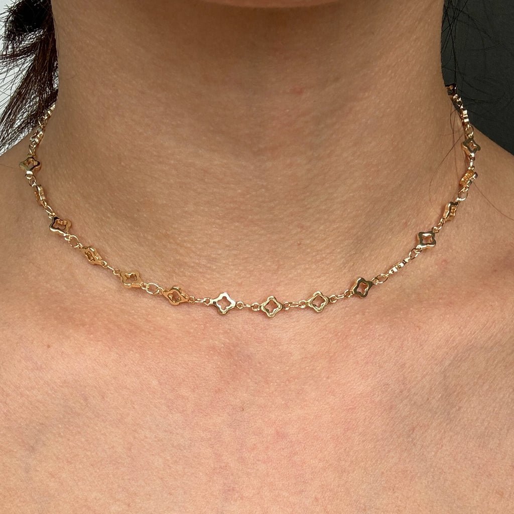 MEADOW Clover Choker necklace