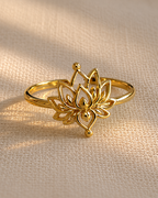 Maya Lotus Ring