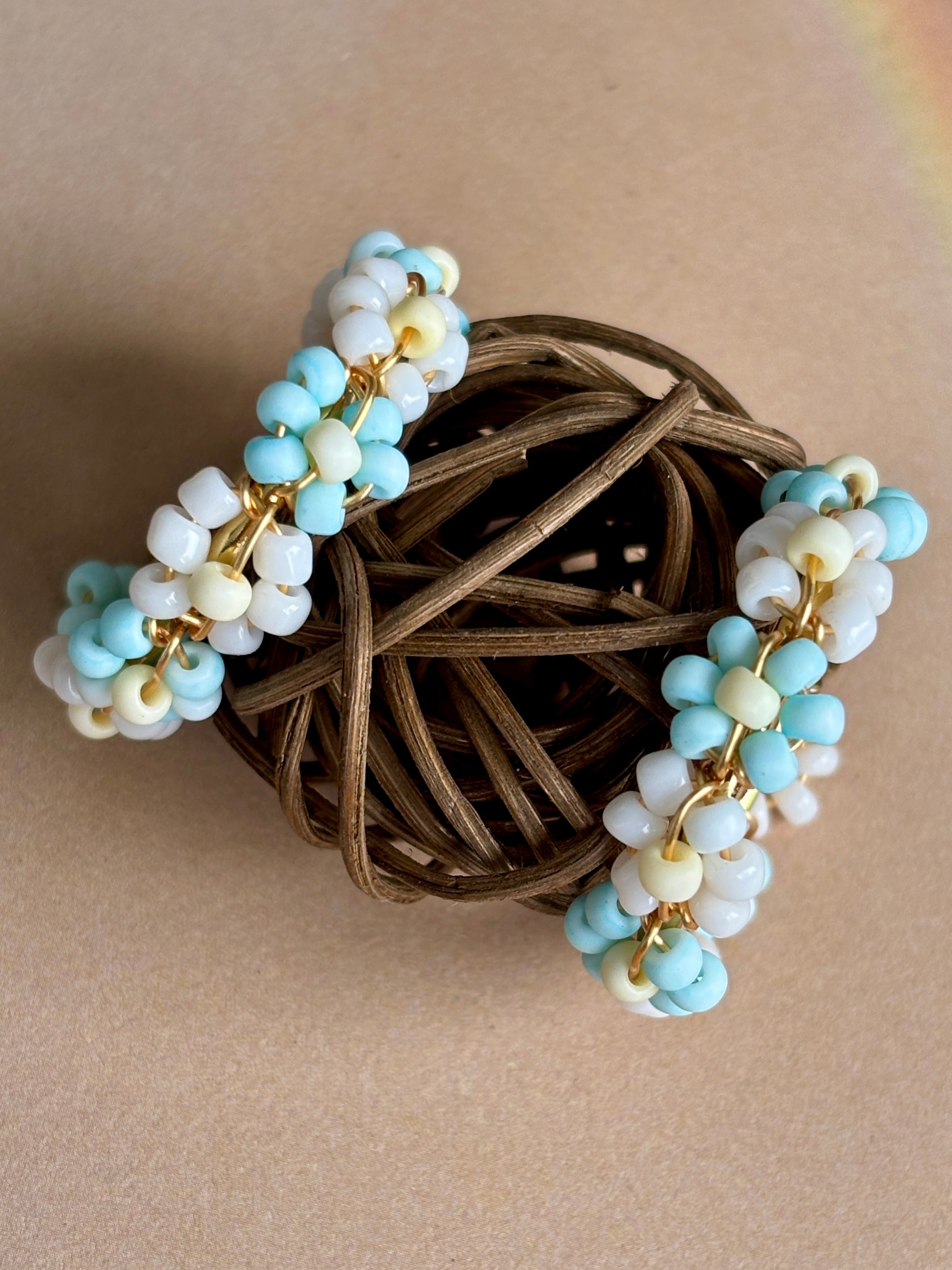 Daisy Beaded Earrings