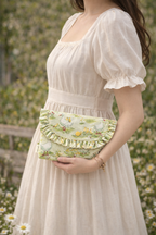 Colette Frilly Button Pouch - Duck Tales