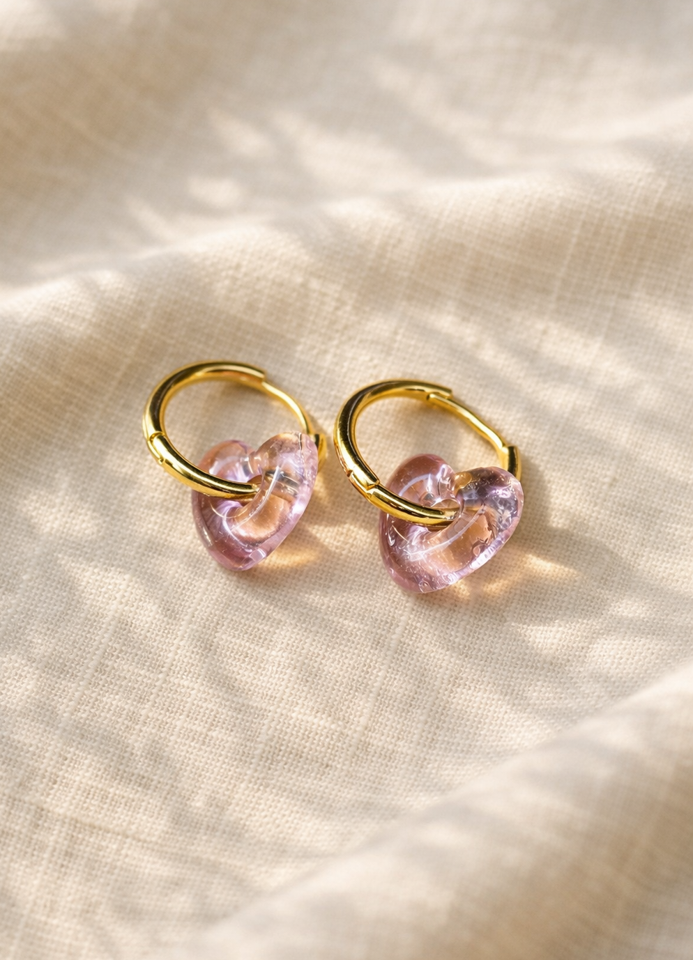 Gia Glass Ear Hoops