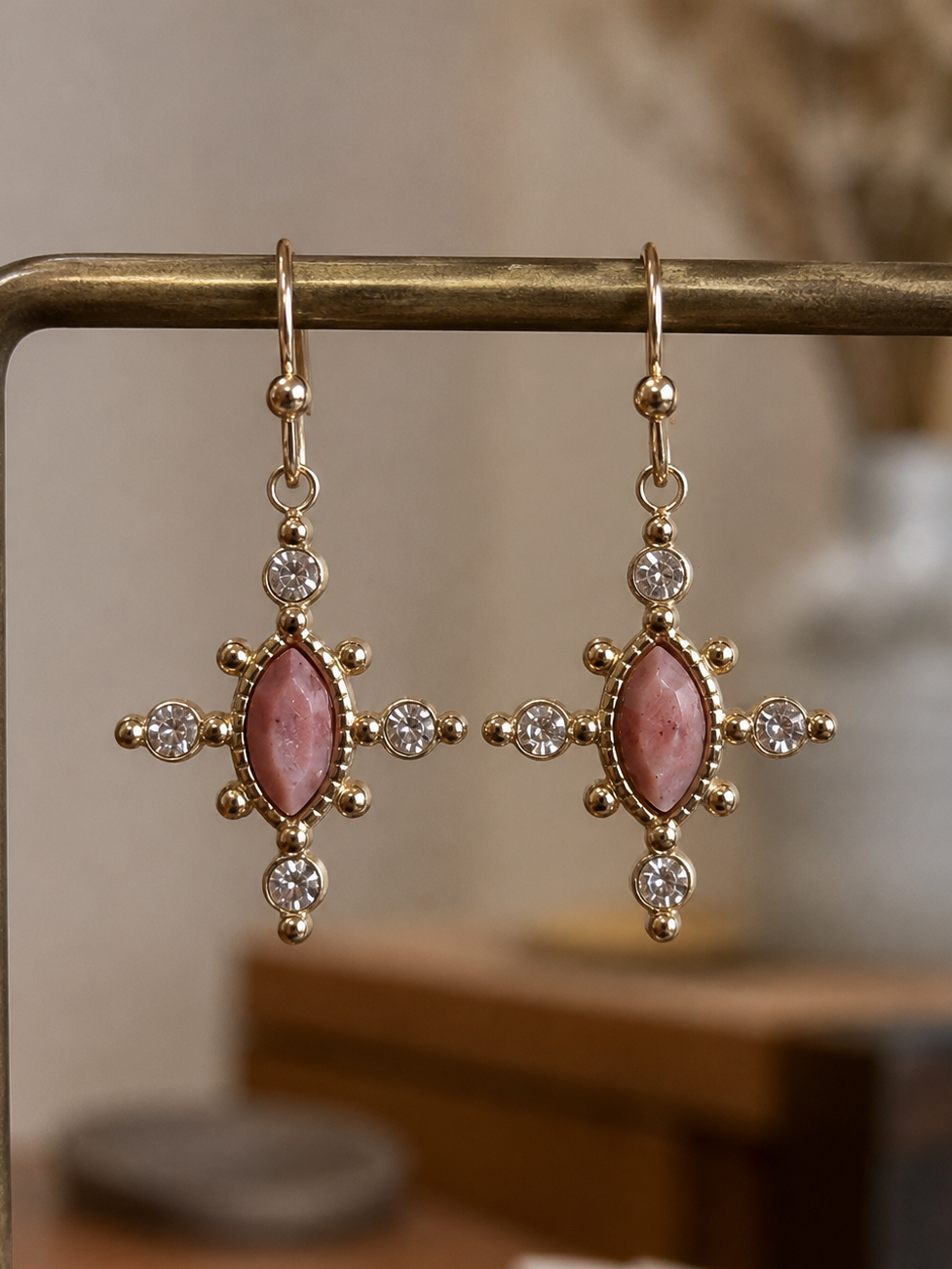 Laurel Morganite Earrings