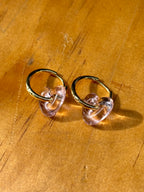 Gia Glass Ear Hoops