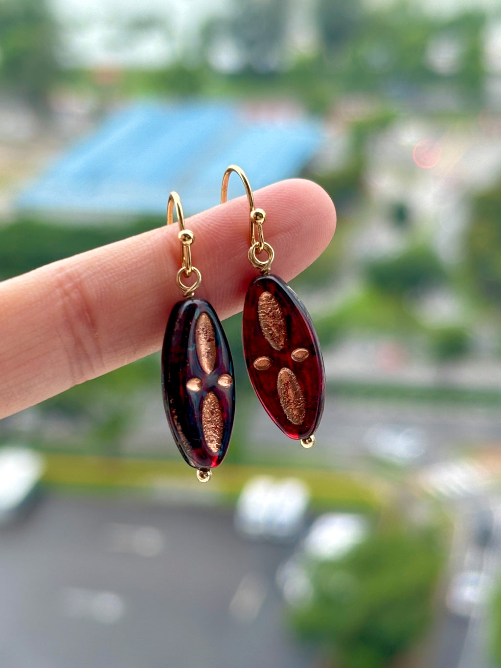 Clara Glass Beaded Earrings