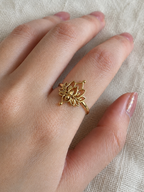 Maya Lotus Ring
