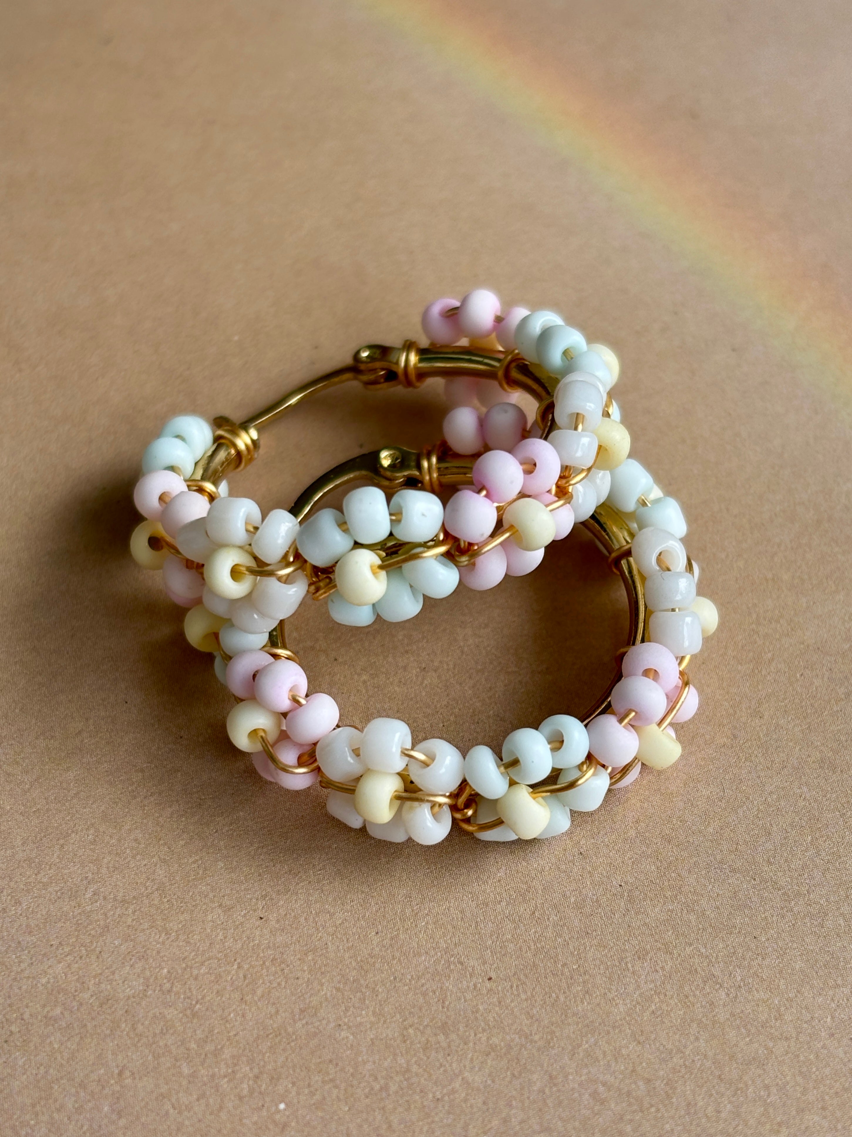 Daisy Beaded Earrings