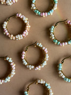 Daisy Beaded Earrings