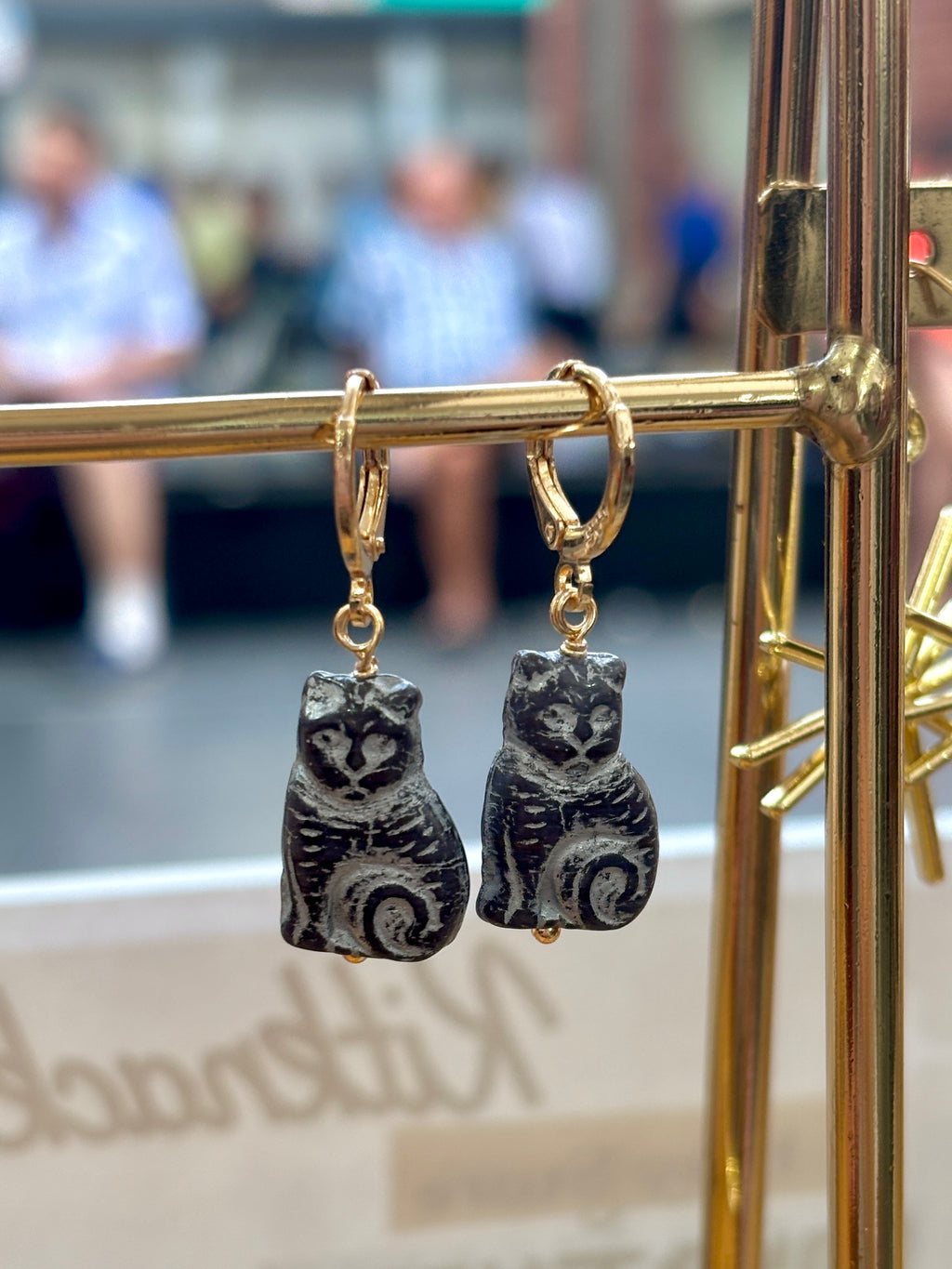 Kitty Pebble Earrings
