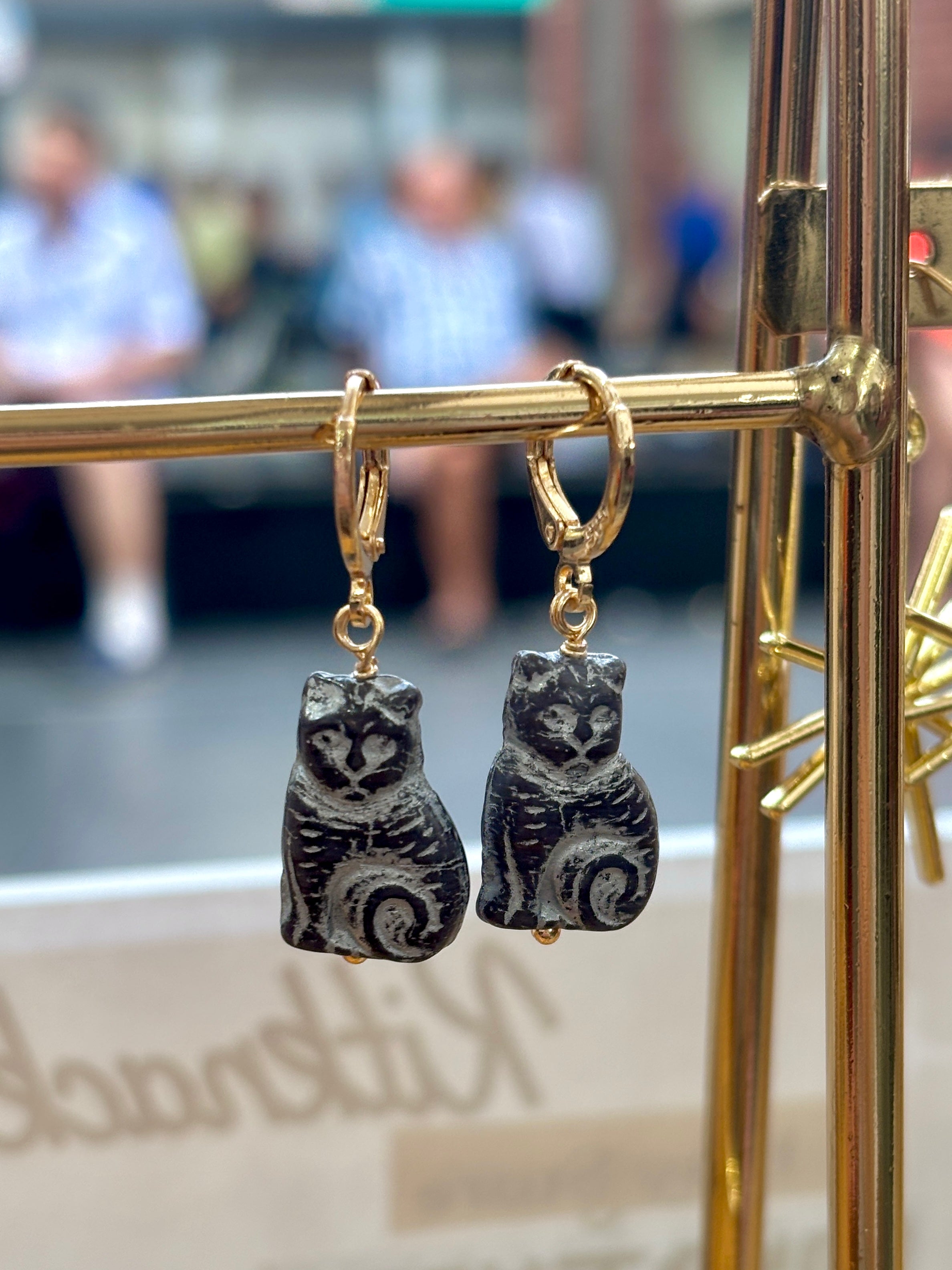 Kitty Pebble Earrings