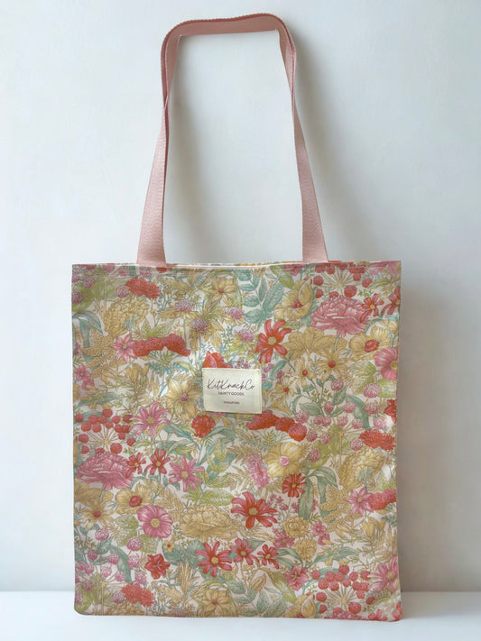 Charlotte Tote Bag - Pink Florals
