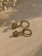 Pansie Mini Ear Hoops
