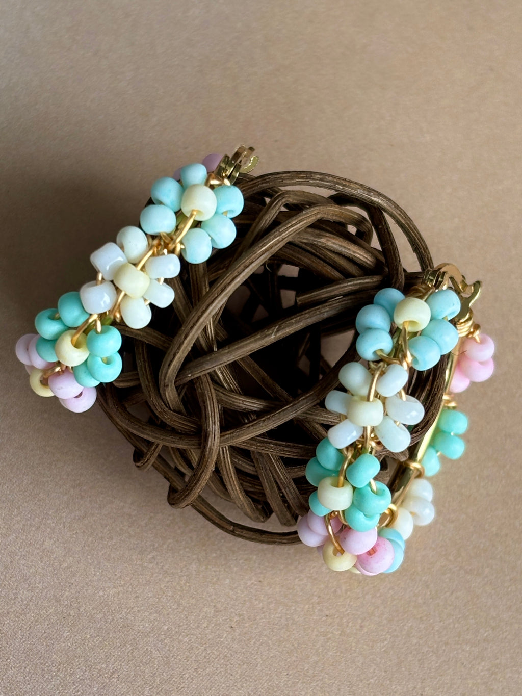 Daisy Beaded Earrings