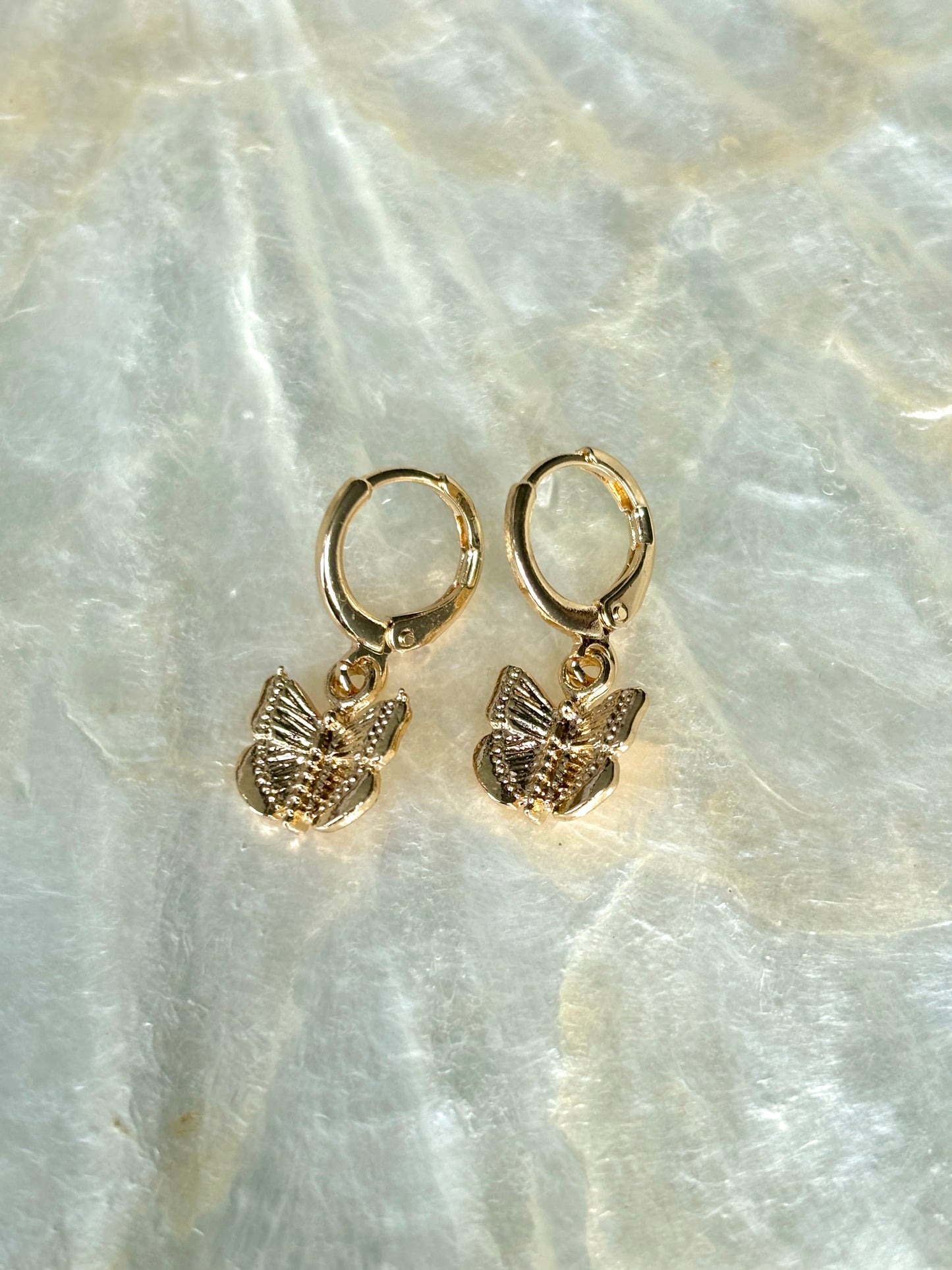 Colette Butterfly Mini Ear Hoops