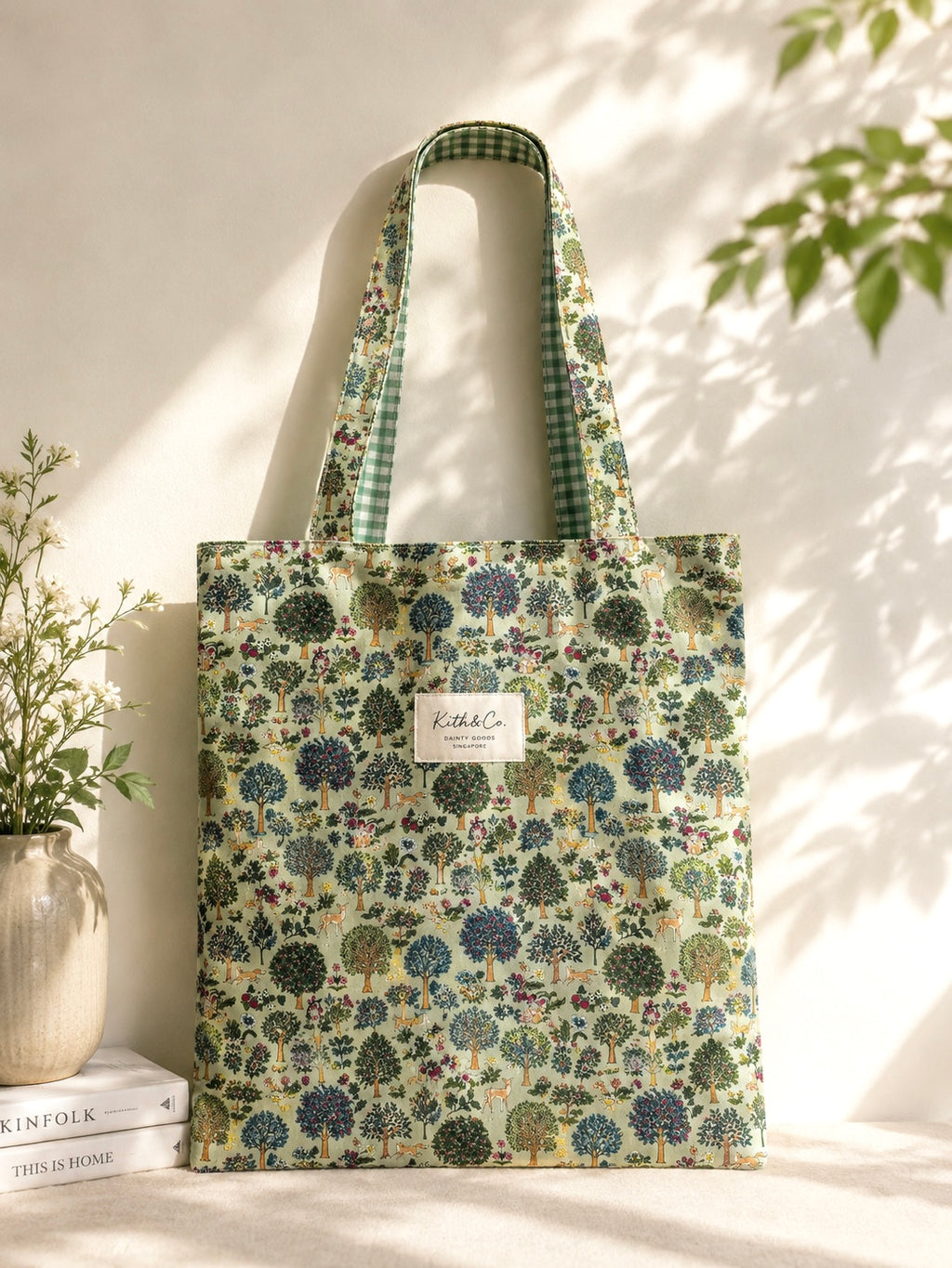 Josie Pocket Tote Bag - Woodland Critters