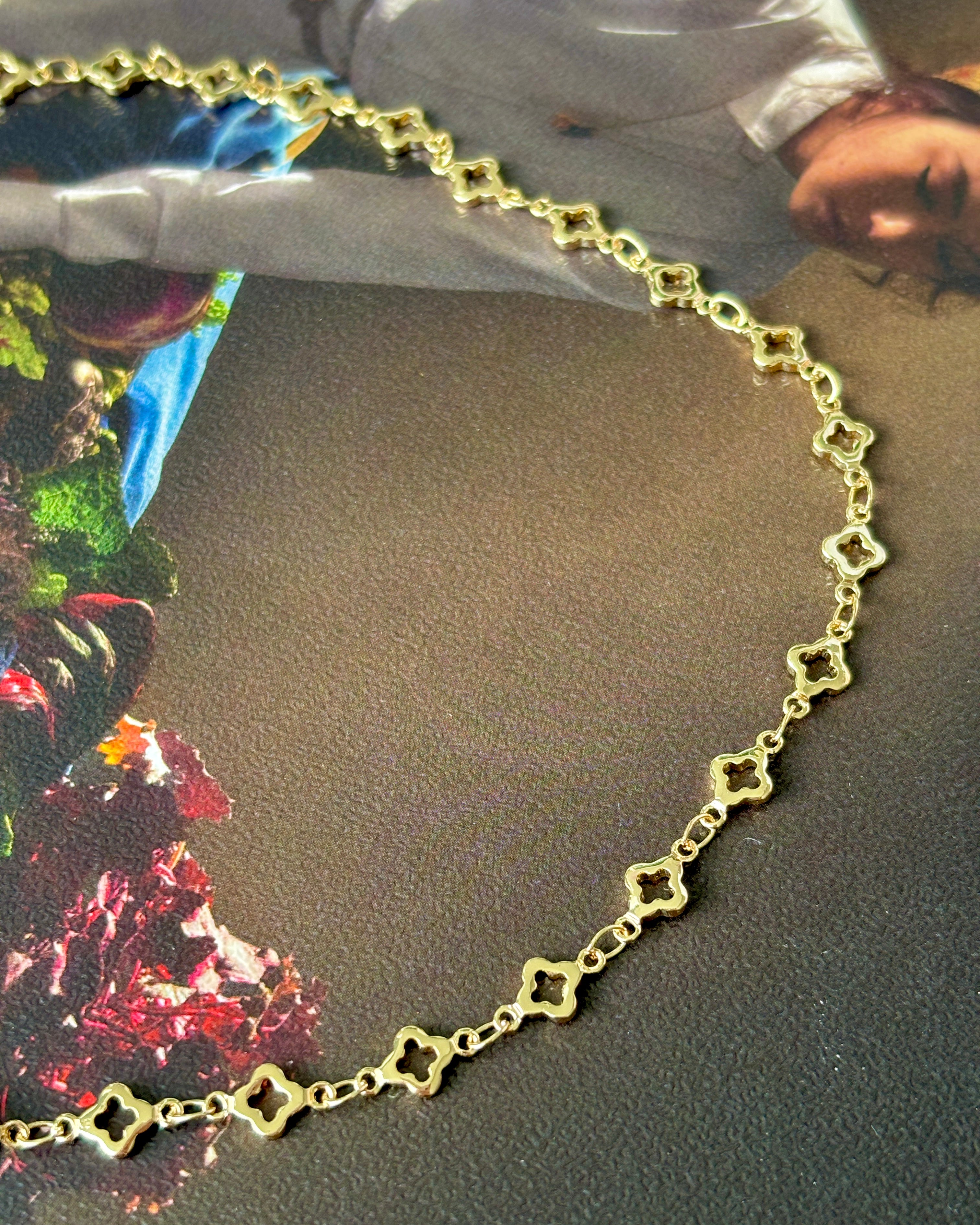 MEADOW Clover Choker necklace