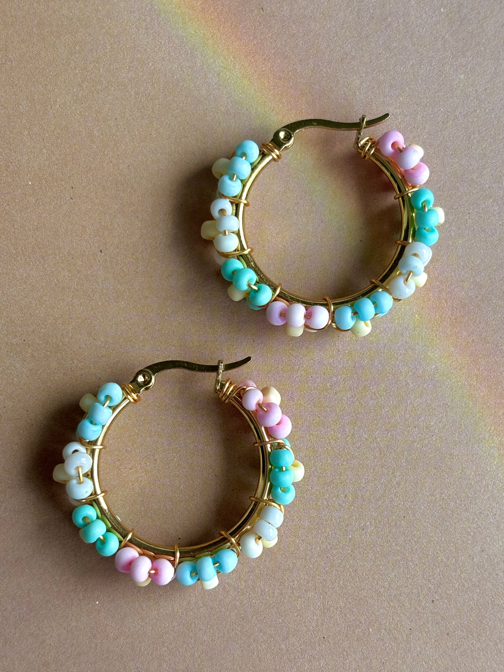 Daisy Beaded Earrings