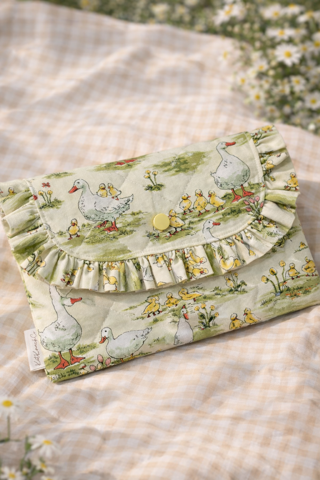 Colette Frilly Button Pouch - Duck Tales