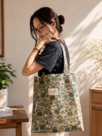 Josie Pocket Tote Bag - Woodland Critters